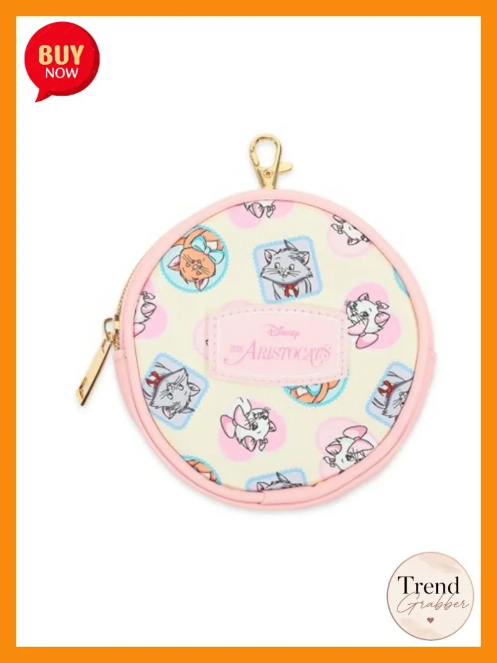 Disney Aristocats Mini Backpack 10in Faux Leather Adjustable Straps